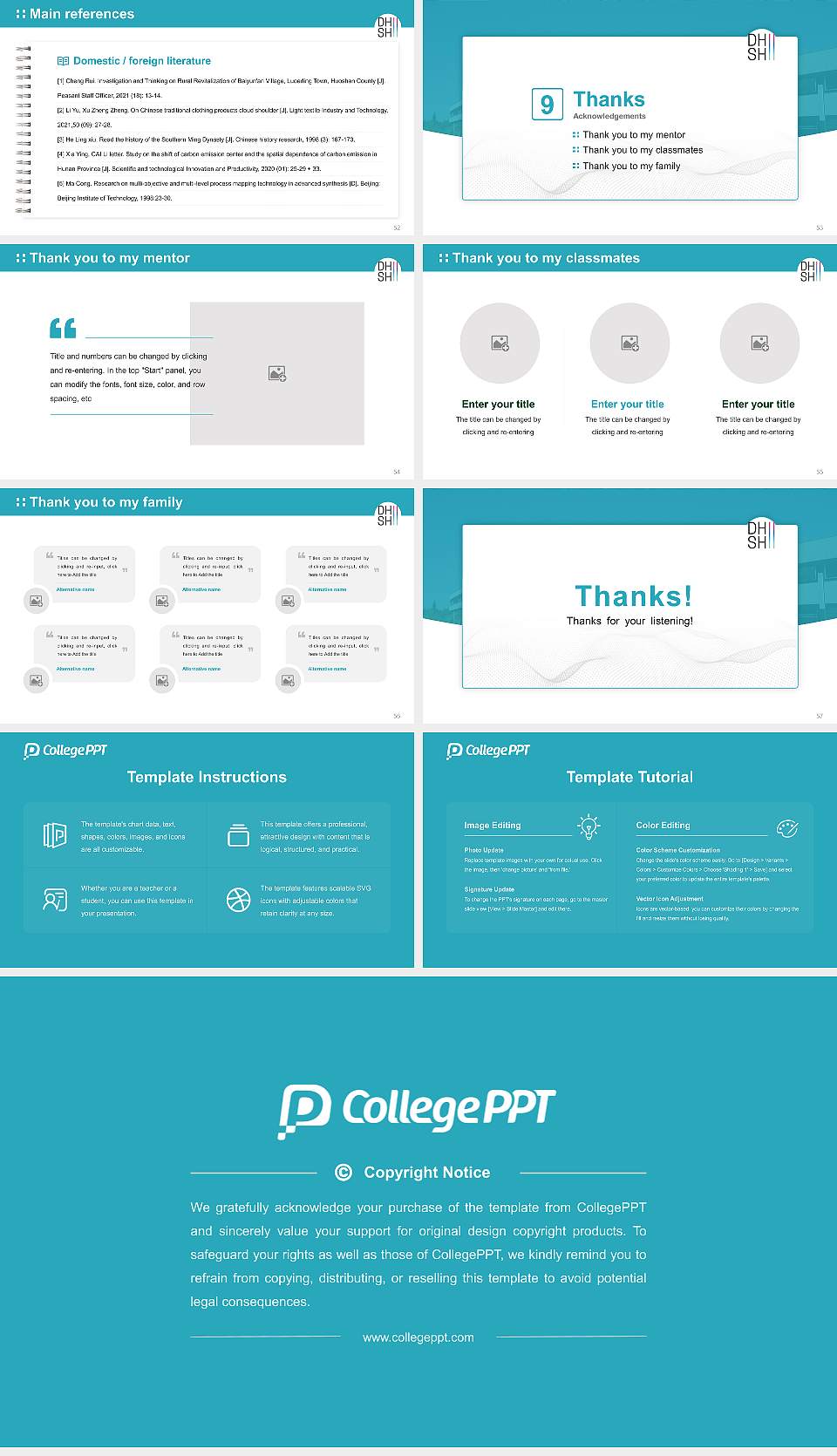 Duale Hochschule Schleswig-Holstein Graduation Thesis Defense PPT Template16:9 ratio PPT effect preview image7