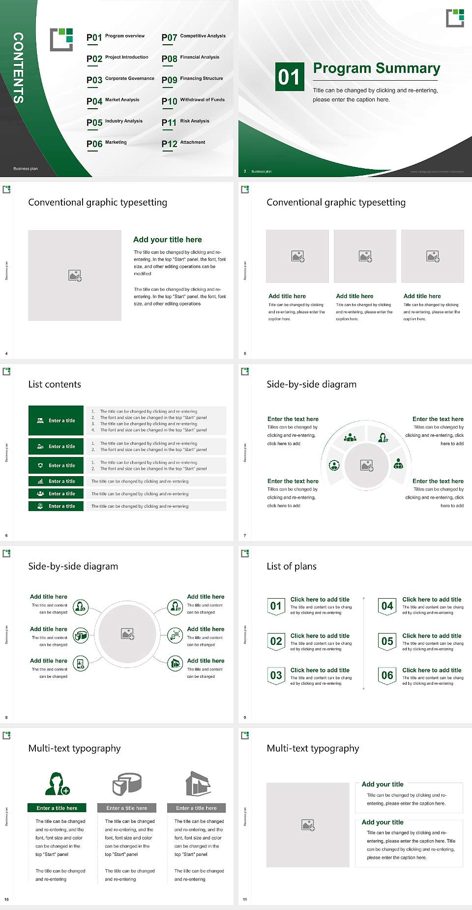 Cooperative State University Gera-Eisenach Competition/Entrepreneurship Contest PPT Template4:3 ratio PPT effect preview image2
