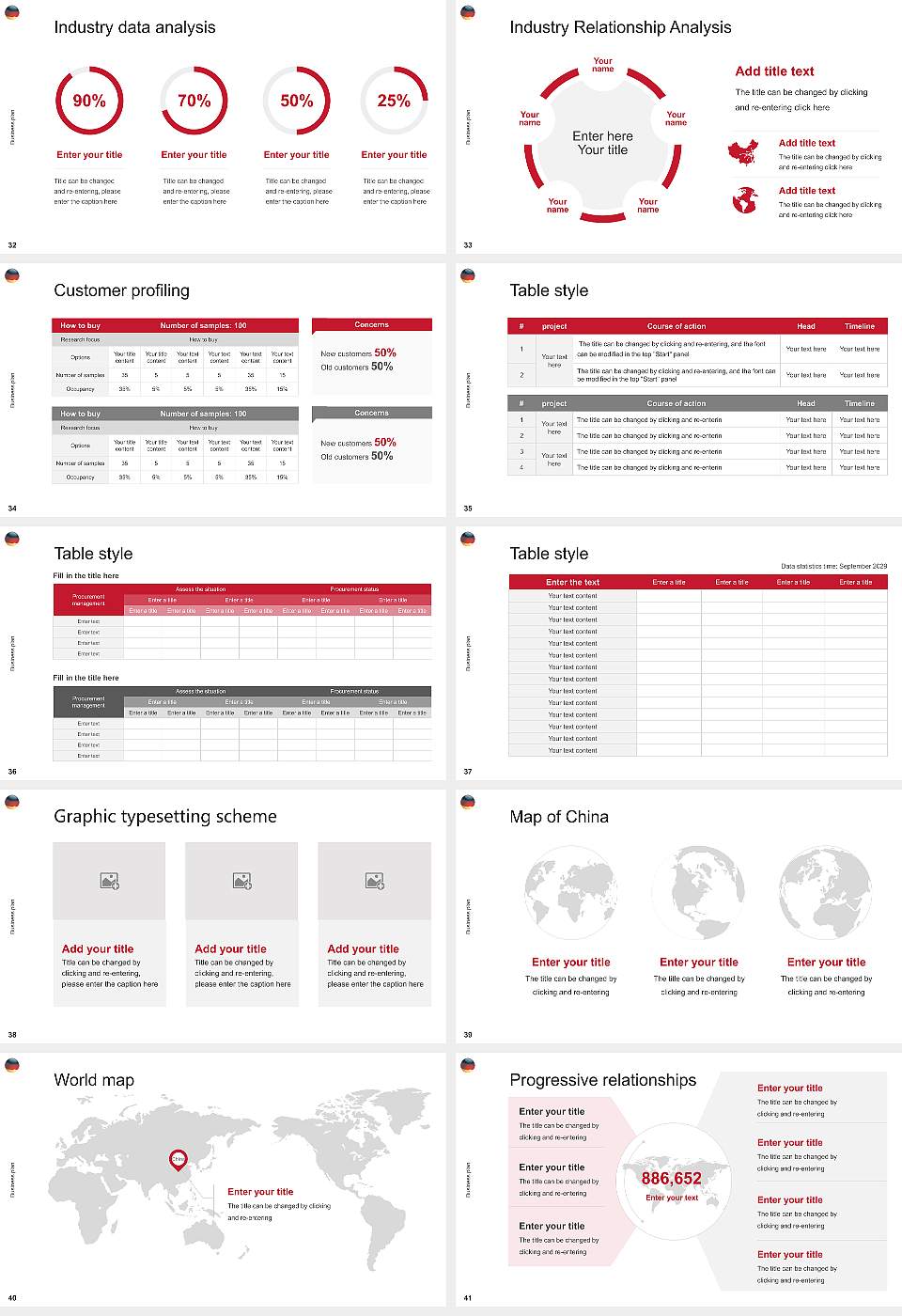 German University for Prevention and Health Management Competition/Entrepreneurship Contest PPT Template16:9 ratio PPT effect preview image5