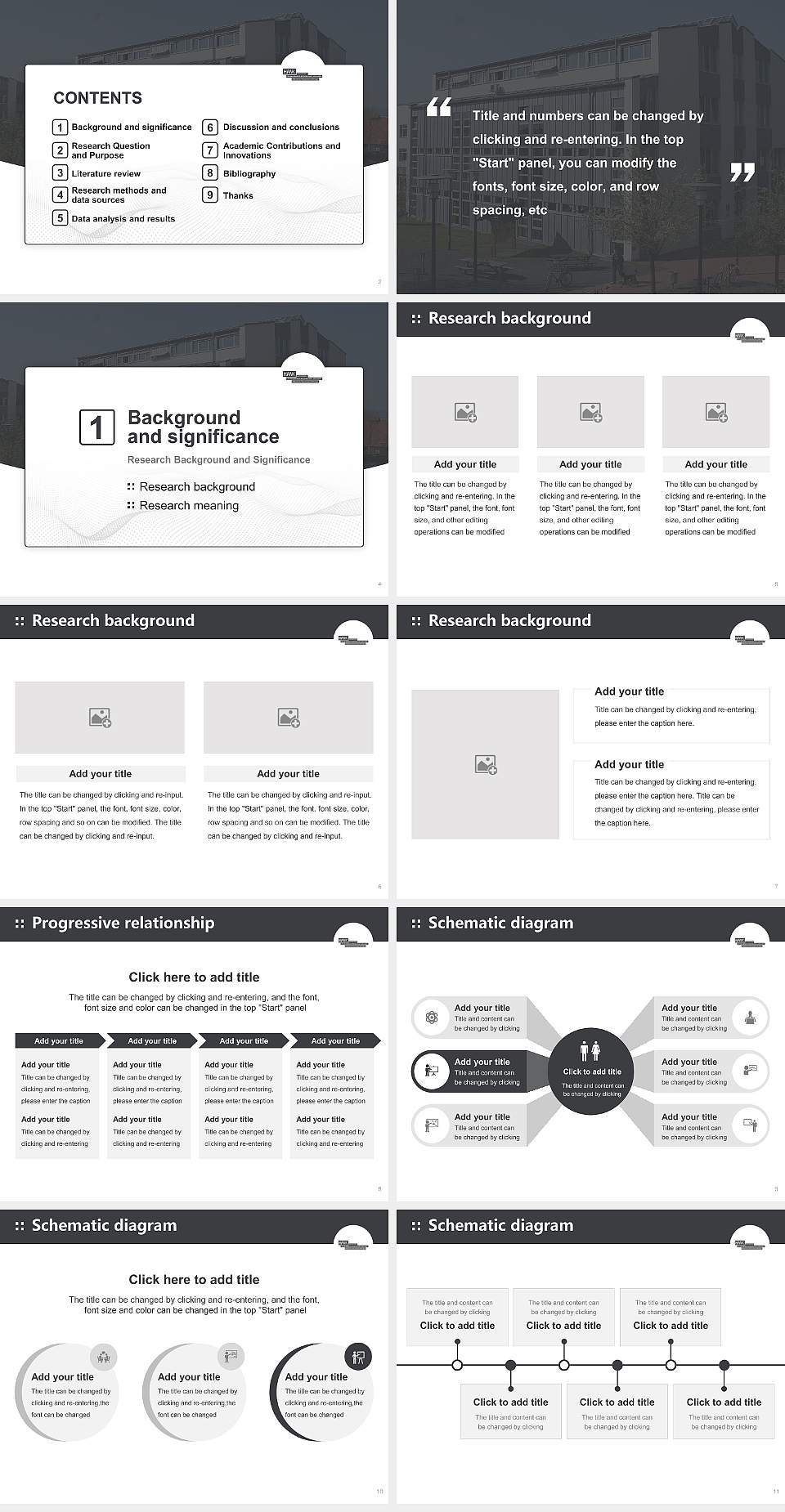 HAWK University of Applied Sciences and Arts Hildesheim_Holzminden_Göttingen Graduation Thesis Defense PPT Template4:3 ratio PPT effect preview image2