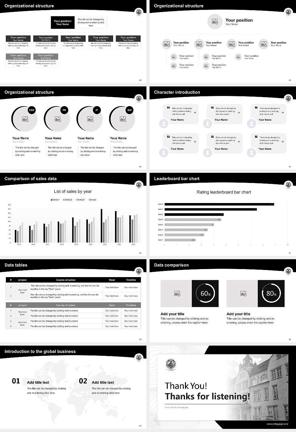 Friedrich Schiller University Jena Academic Presentation/Research Findings Report PPT Template16:9 ratio PPT effect preview image4