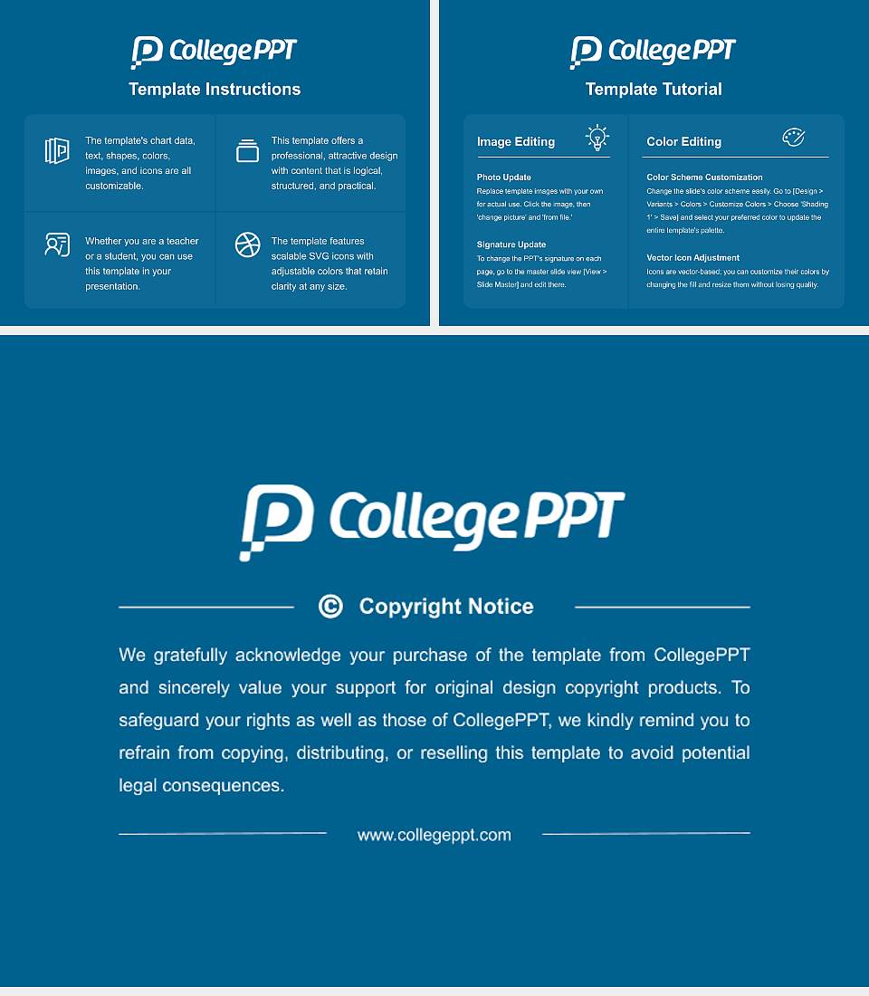 Goethe University Frankfurt – Bockenheim campus Course/Courseware Creation PPT Template4:3 ratio PPT effect preview image5