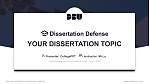 Digital Business University of Applied Sciences학위 논문 방어PPT 템플릿