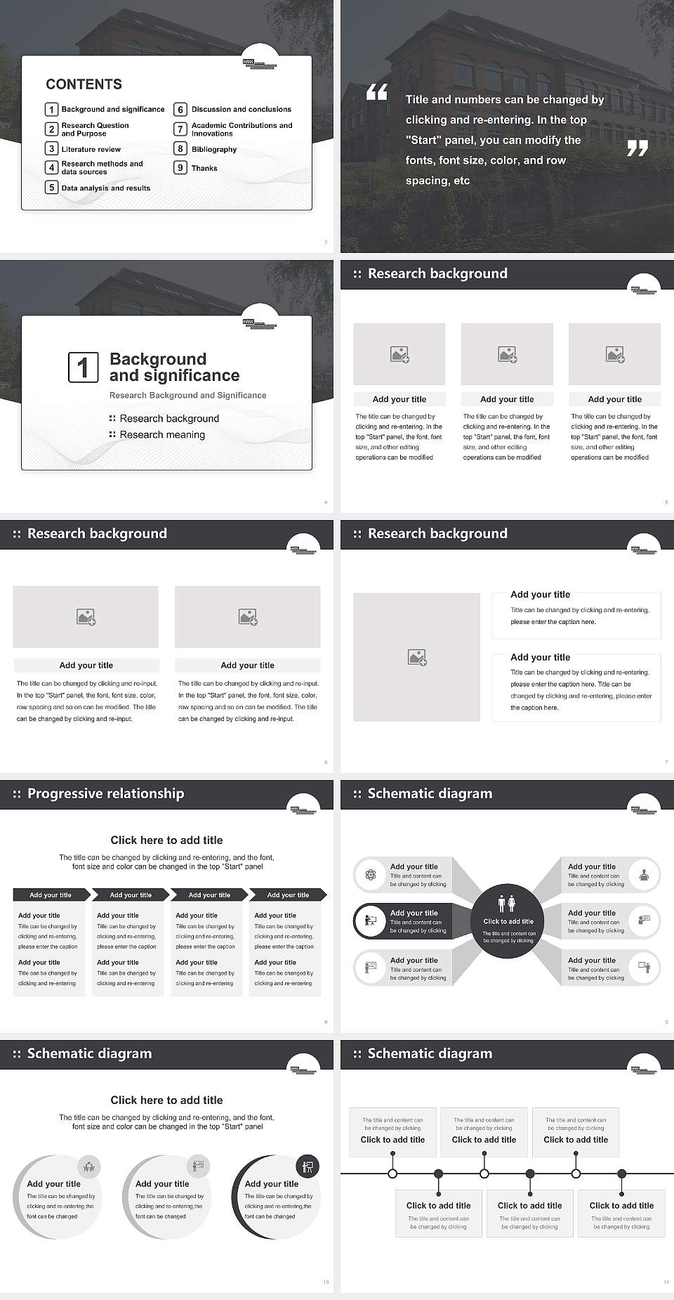 HAWK University of Applied Sciences and Arts Hildesheim_Holzminden_Göttingen – Holzminden campus Graduation Thesis Defense PPT Template4:3 ratio PPT effect preview image2