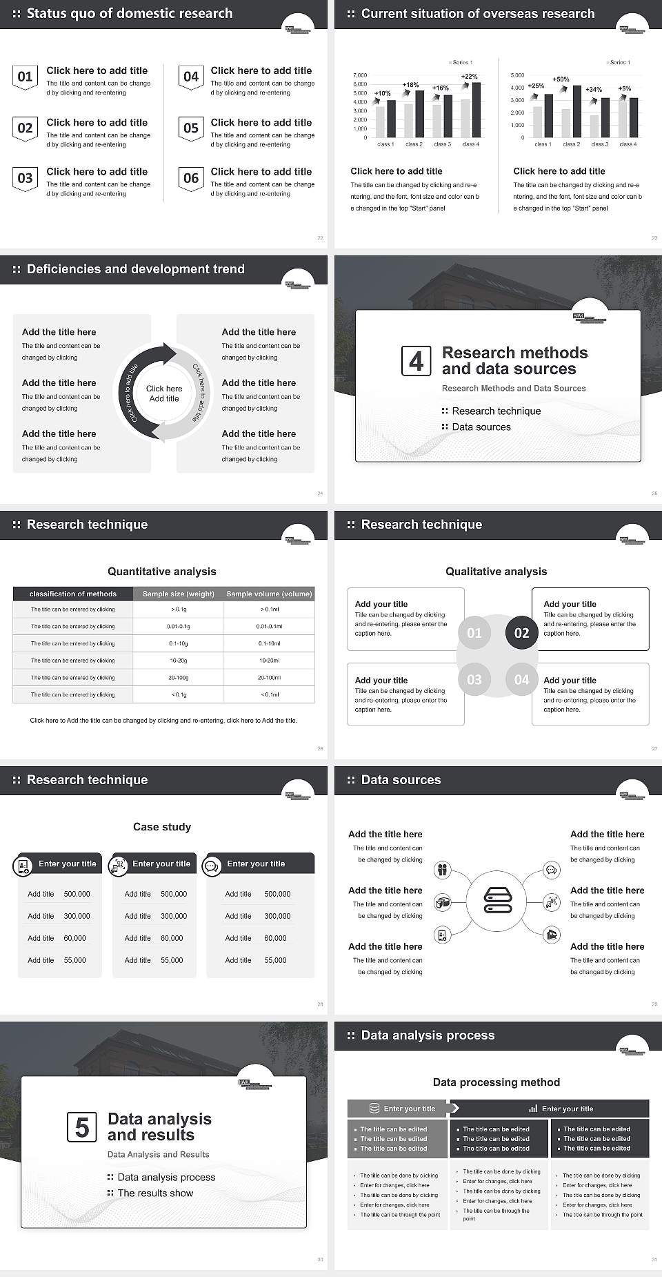 HAWK University of Applied Sciences and Arts Hildesheim_Holzminden_Göttingen – Holzminden campus Graduation Thesis Defense PPT Template4:3 ratio PPT effect preview image4