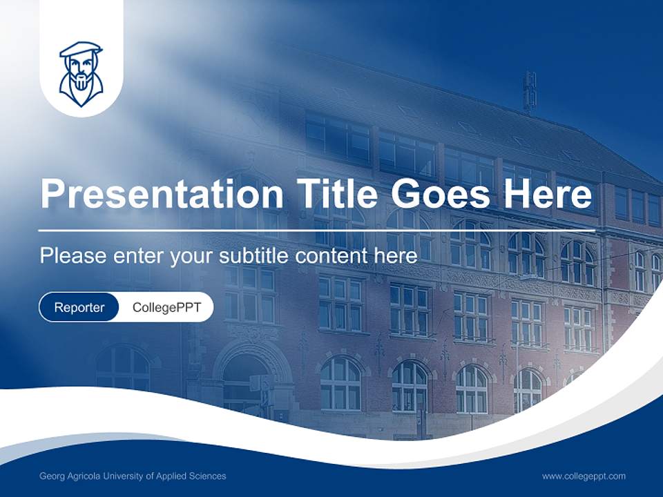 Georg Agricola University of Applied Sciences Lecture Sharing and Networking Event PPT Template4:3 ratio PPT effect preview image4