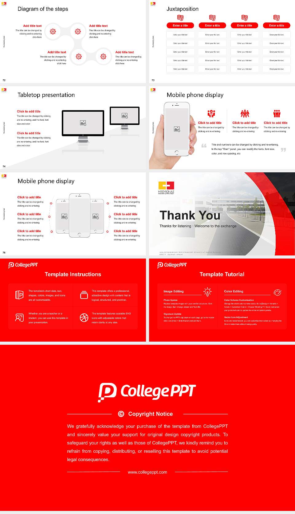 Hamm-Lippstadt University of Applied Sciences – Lippstadt campus Competition/Entrepreneurship Contest PPT Template16:9 ratio PPT effect preview image9