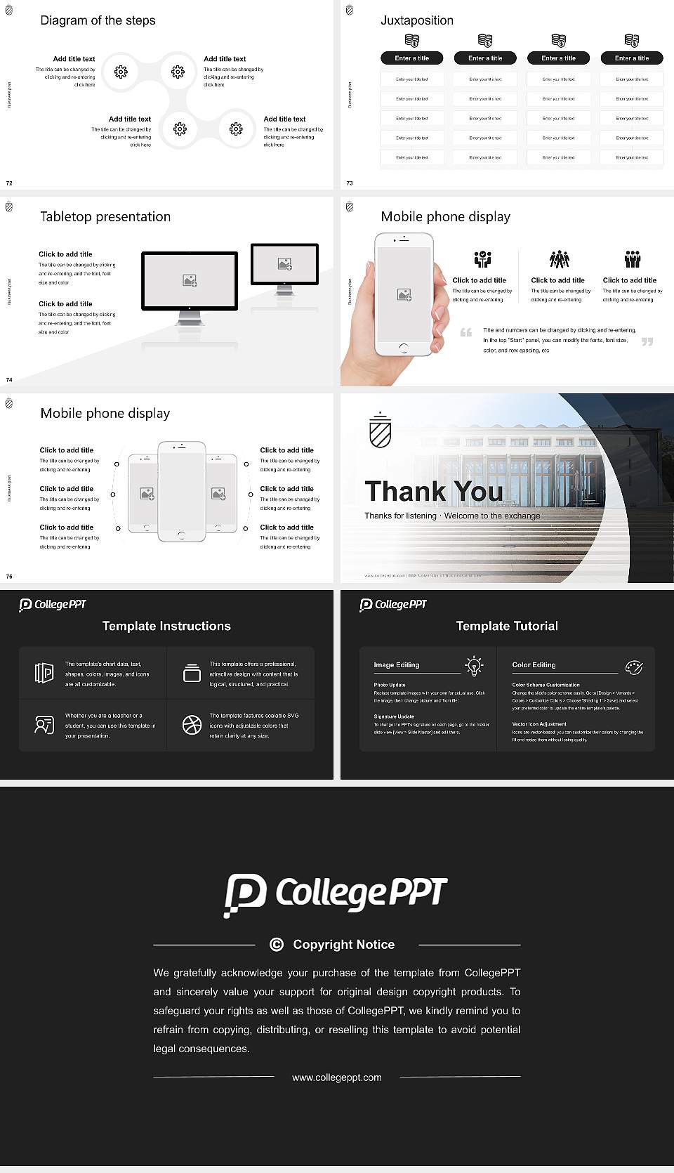 EBS University of Business and Law Competition/Entrepreneurship Contest PPT Template16:9 ratio PPT effect preview image9