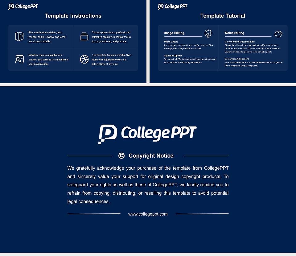 Constructor University Academic Presentation/Research Findings Report PPT Template16:9 ratio PPT effect preview image5