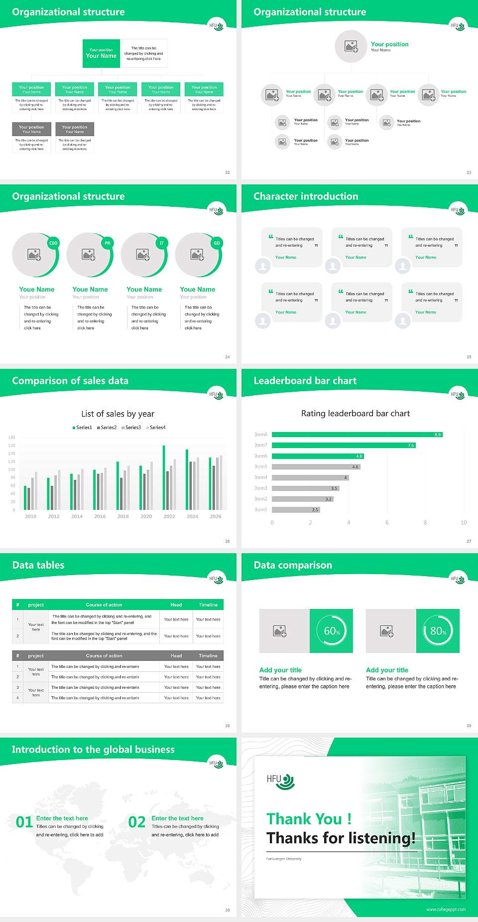 Furtwangen University Academic Presentation/Research Findings Report PPT Template4:3 ratio PPT effect preview image4
