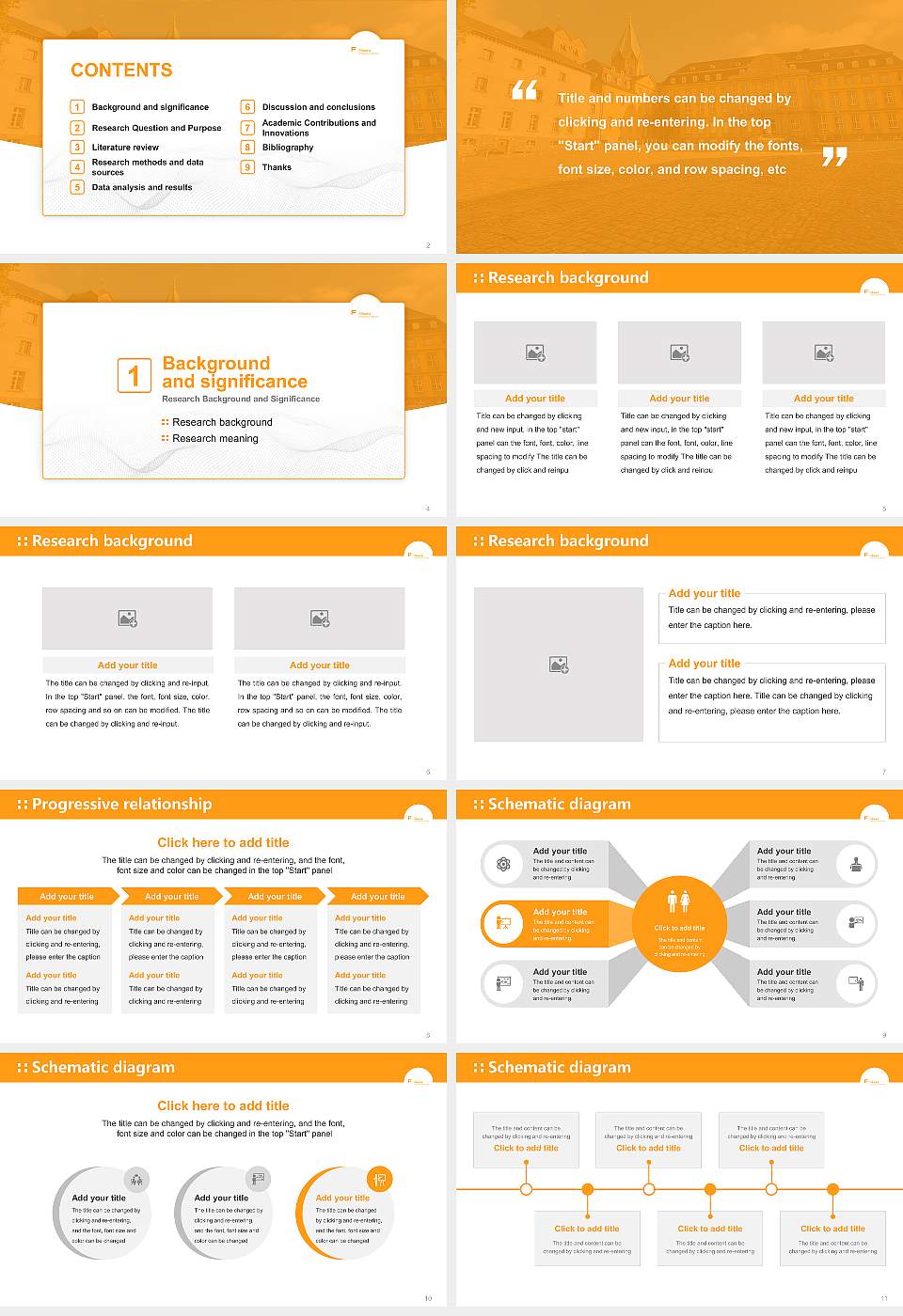 Folkwang University of the Arts Graduation Thesis Defense PPT Template16:9 ratio PPT effect preview image2