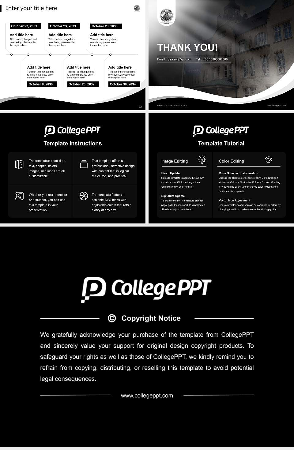 Friedrich Schiller University Jena Lecture Sharing and Networking Event PPT Template4:3 ratio PPT effect preview image4