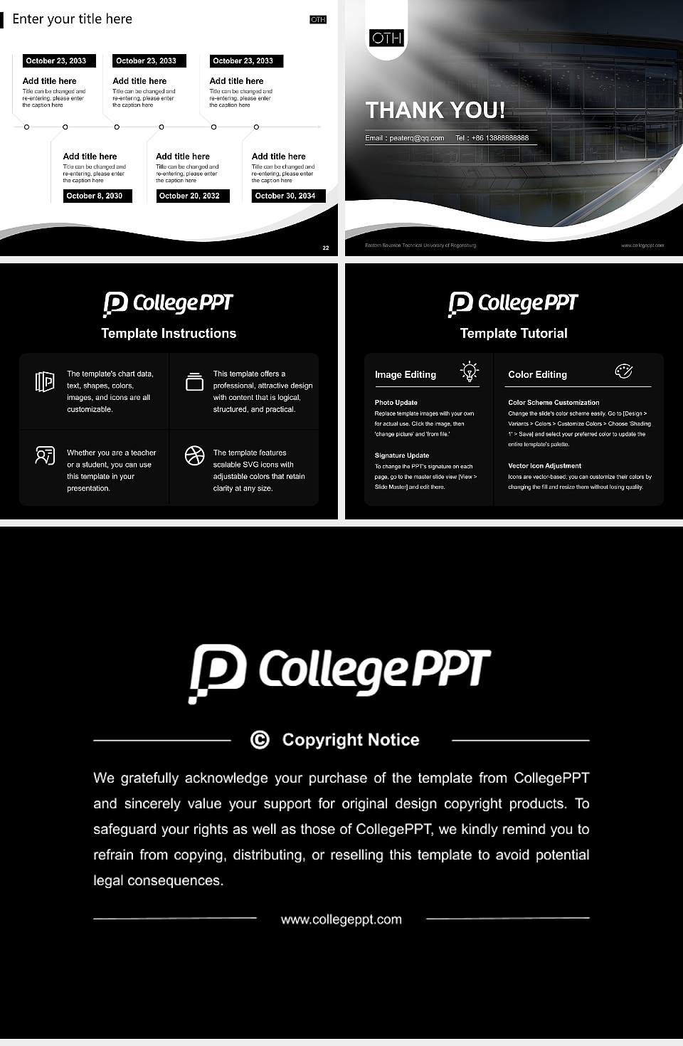 Eastern Bavarian Technical University of Regensburg Lecture Sharing and Networking Event PPT Template4:3 ratio PPT effect preview image4