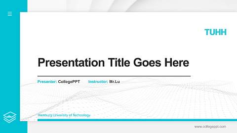 Hamburg University of Technology Thesis Proposal/Graduation Defense PPT Template