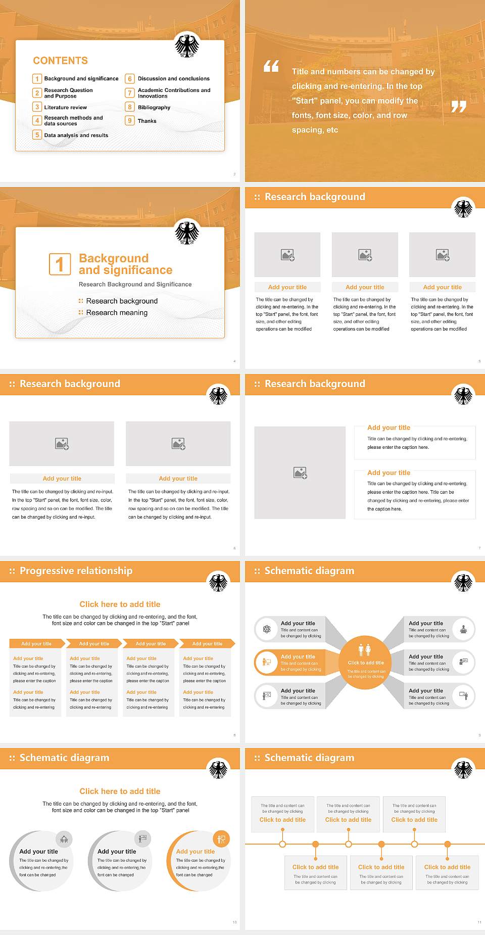 Federal University of Public Administration Graduation Thesis Defense PPT Template4:3 ratio PPT effect preview image2