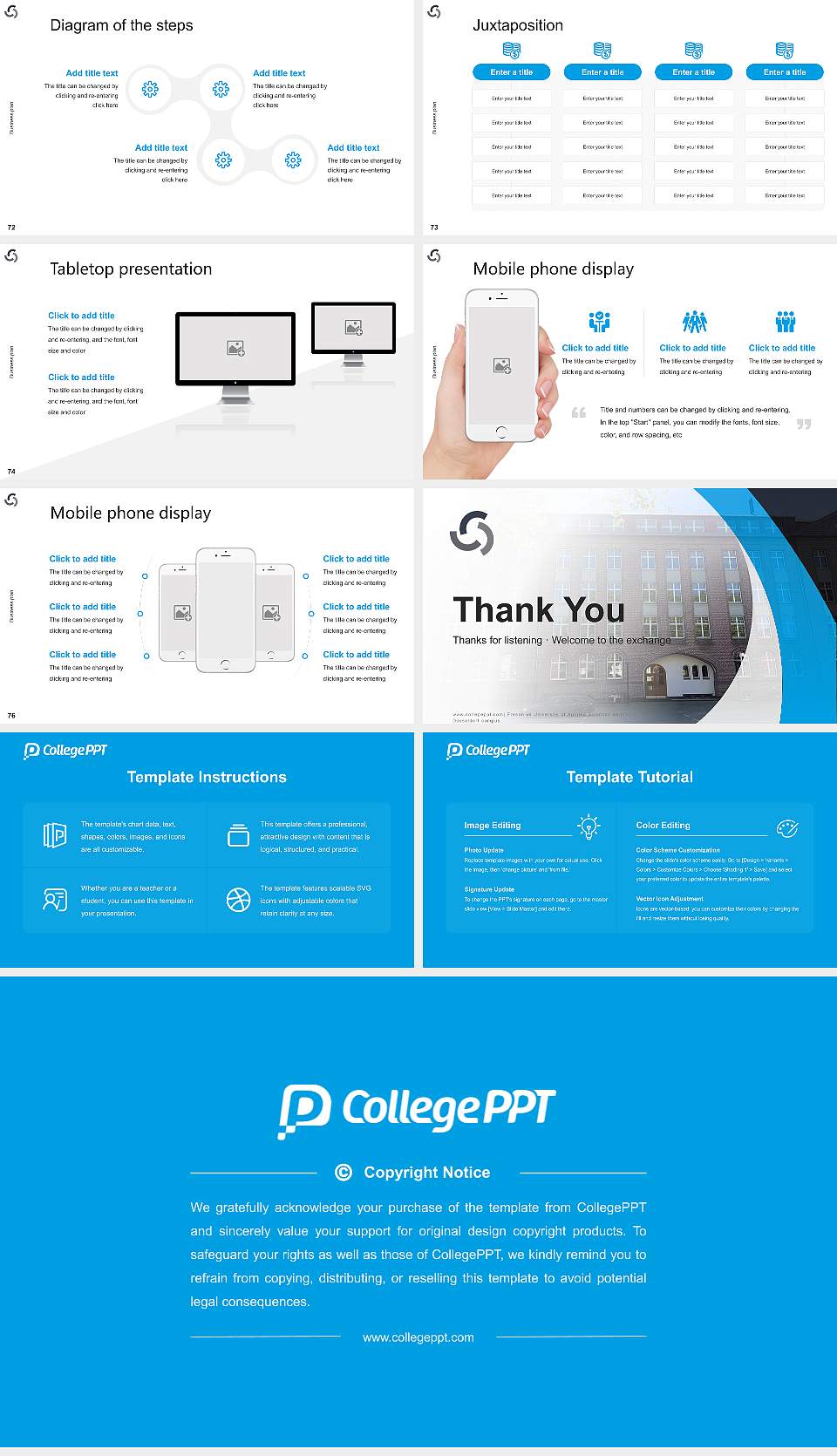 Fresenius University of Applied Sciences – Düsseldorf campus Competition/Entrepreneurship Contest PPT Template16:9 ratio PPT effect preview image9