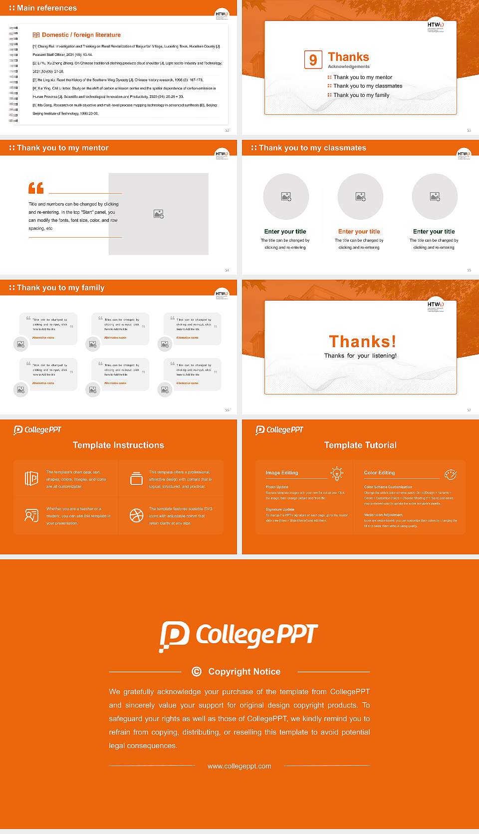 Dresden University of Applied Sciences Graduation Thesis Defense PPT Template16:9 ratio PPT effect preview image7