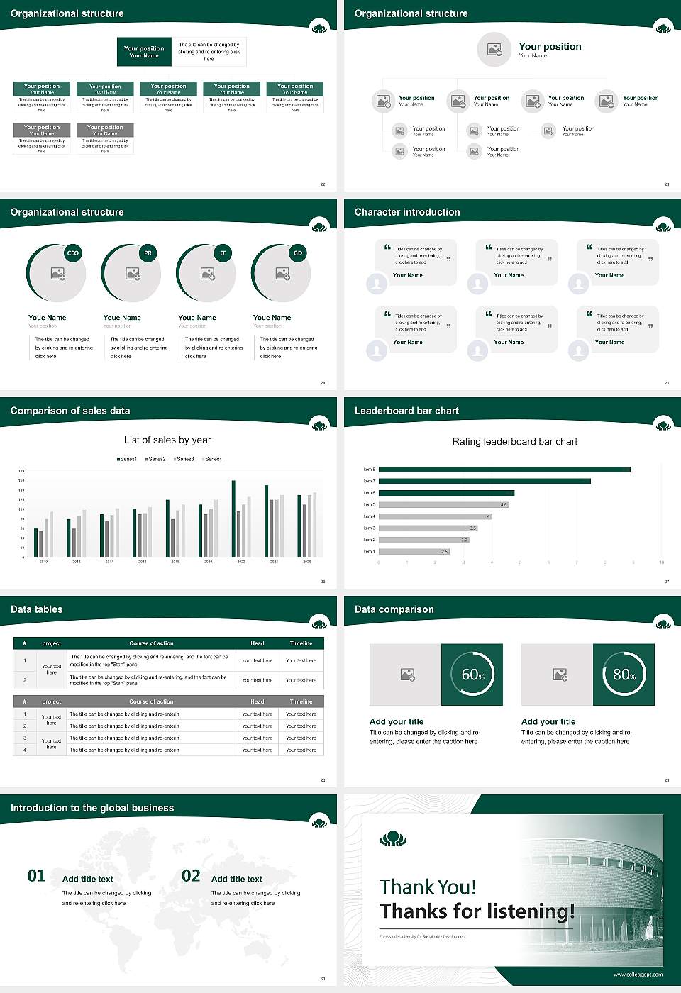 Eberswalde University for Sustainable Development Academic Presentation/Research Findings Report PPT Template16:9 ratio PPT effect preview image4