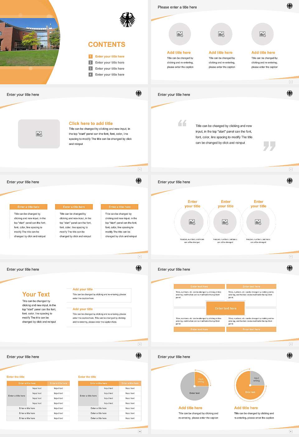Federal University of Public Administration Course/Courseware Creation PPT Template16:9 ratio PPT effect preview image2