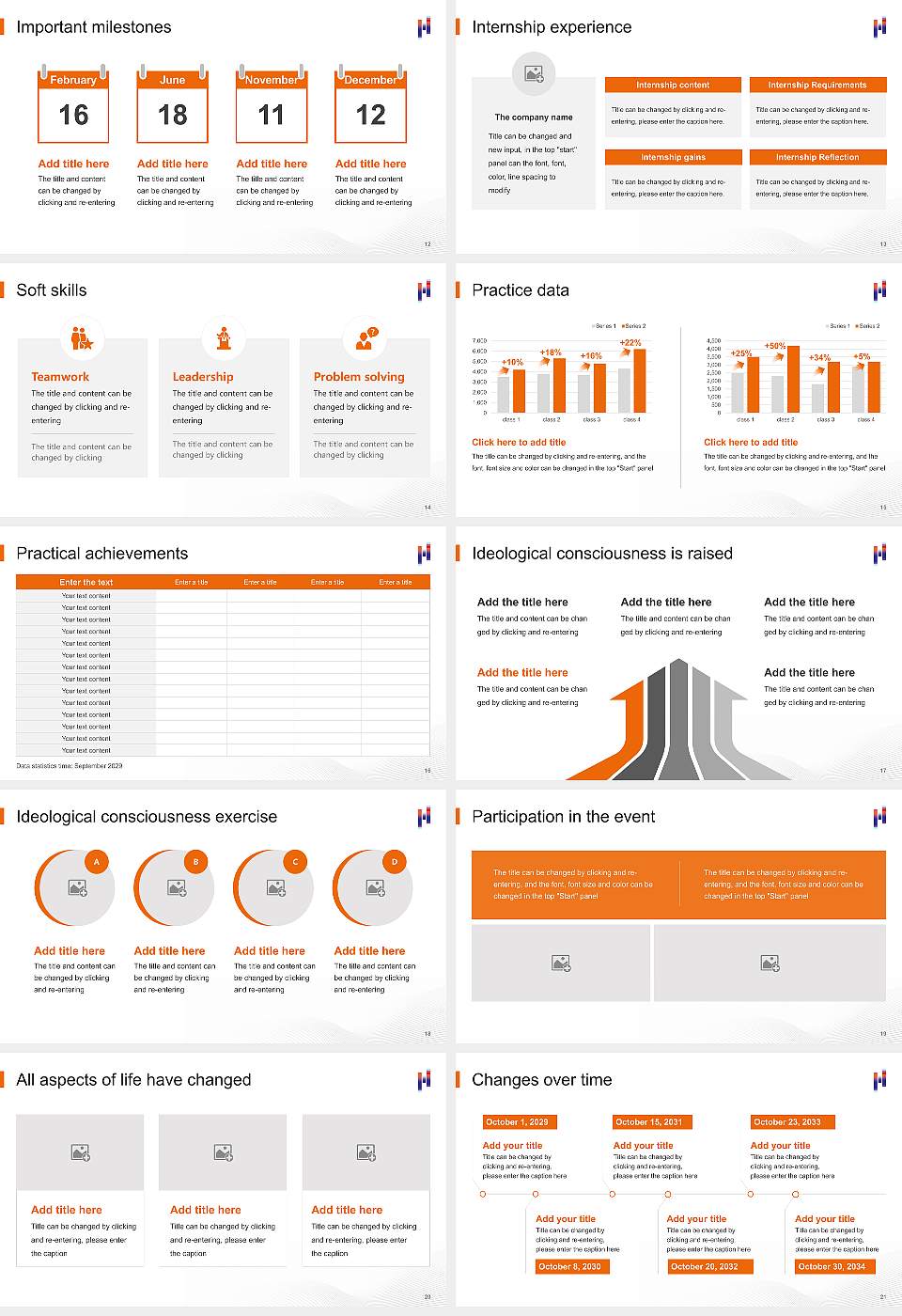Flensburg University of Applied Sciences National Scholarship Defense PPT Template16:9 ratio PPT effect preview image3