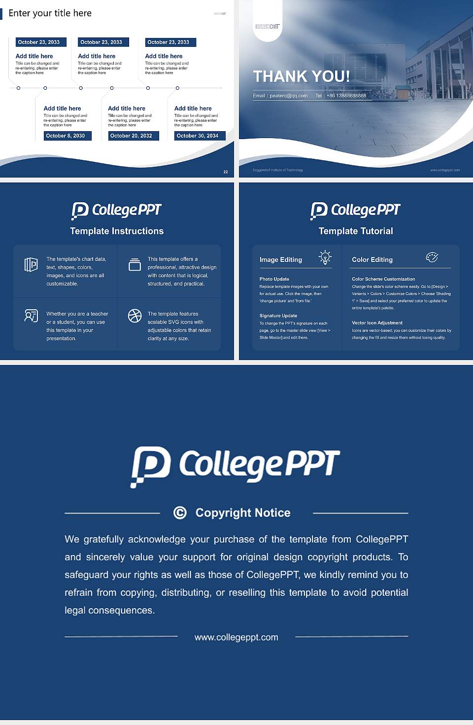 Deggendorf Institute of Technology Lecture Sharing and Networking Event PPT Template4:3 ratio PPT effect preview image4