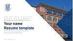 Georg Agricola University of Applied Sciences Resume PPT Template
