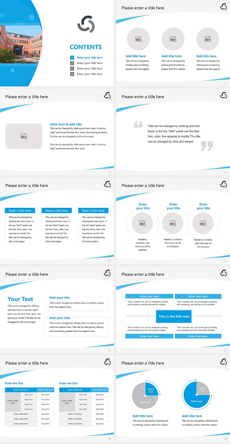 Fresenius University of Applied Sciences – Heidelberg campus Course/Courseware Creation PPT Template4:3 ratio PPT effect preview image2