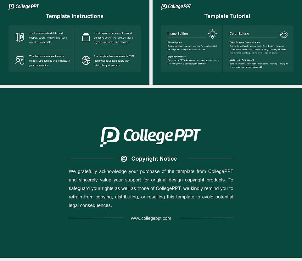 Hessian University of Finance and Justice Rotenburg Course/Courseware Creation PPT Template16:9 ratio PPT effect preview image5