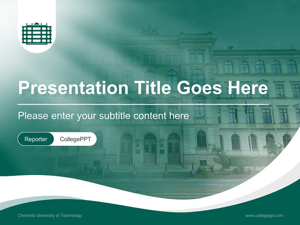 Chemnitz University of Technology Lecture Sharing and Networking Event PPT Template4:3 ratio PPT effect preview image4