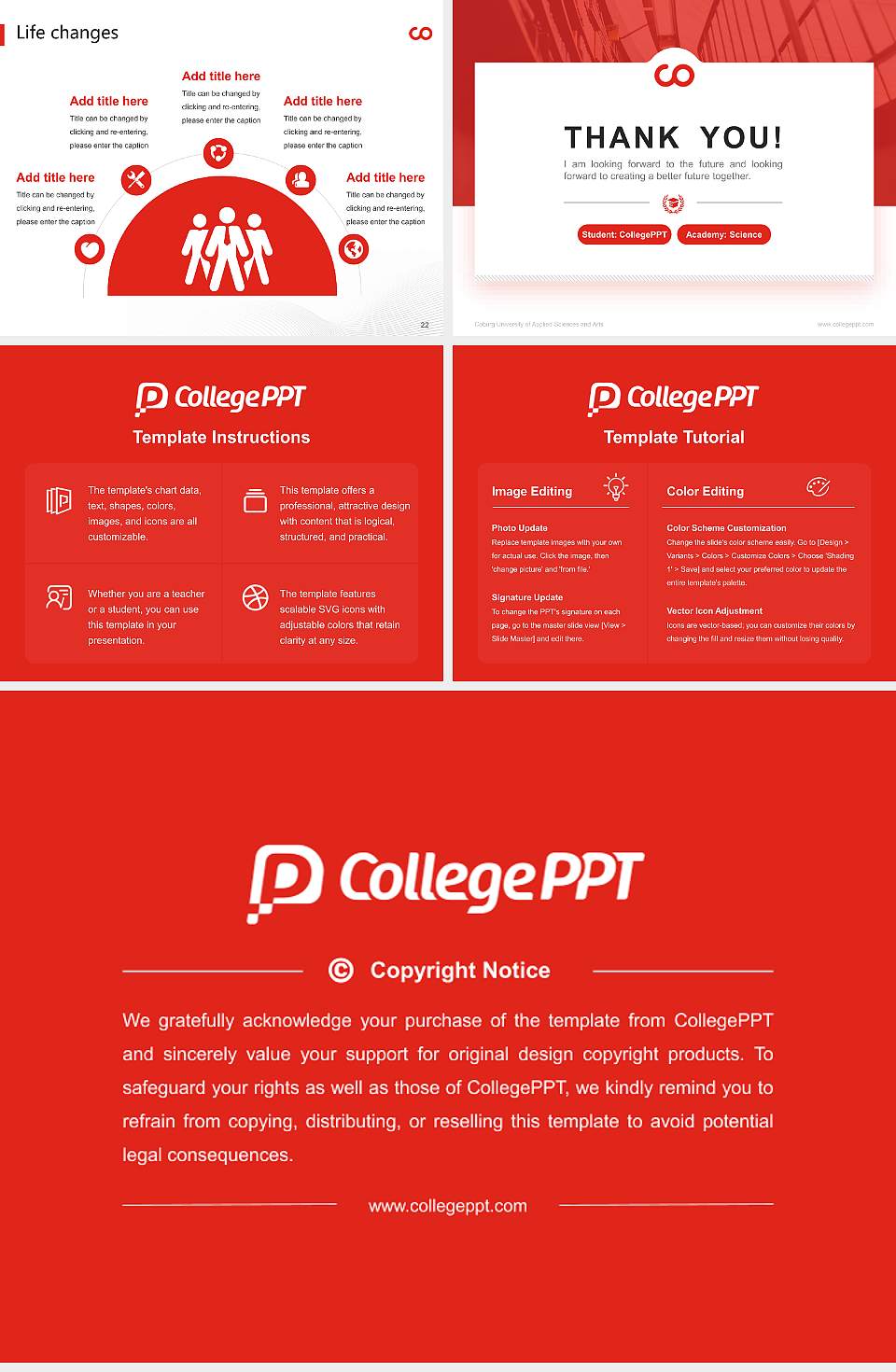 Coburg University of Applied Sciences and Arts National Scholarship Defense PPT Template4:3 ratio PPT effect preview image4