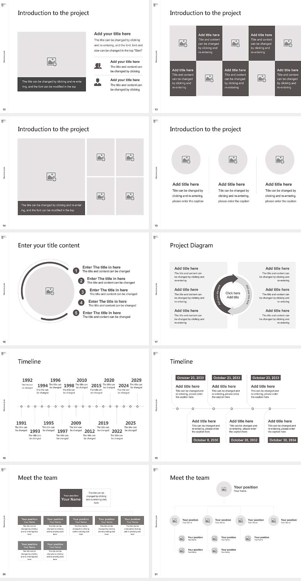 Hannover University of Applied Sciences and Arts Competition/Entrepreneurship Contest PPT Template4:3 ratio PPT effect preview image3