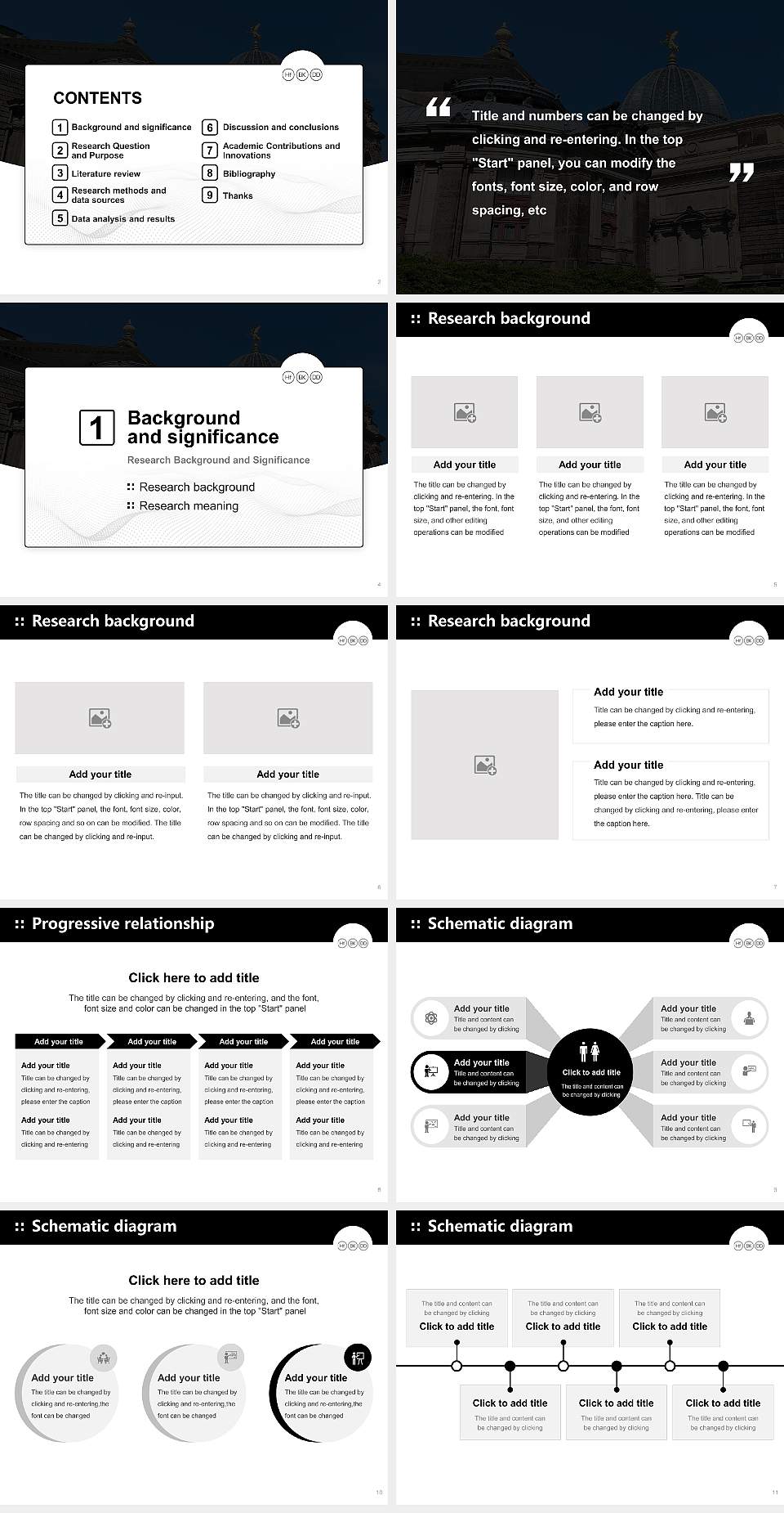 Dresden University of Fine Arts Graduation Thesis Defense PPT Template4:3 ratio PPT effect preview image2