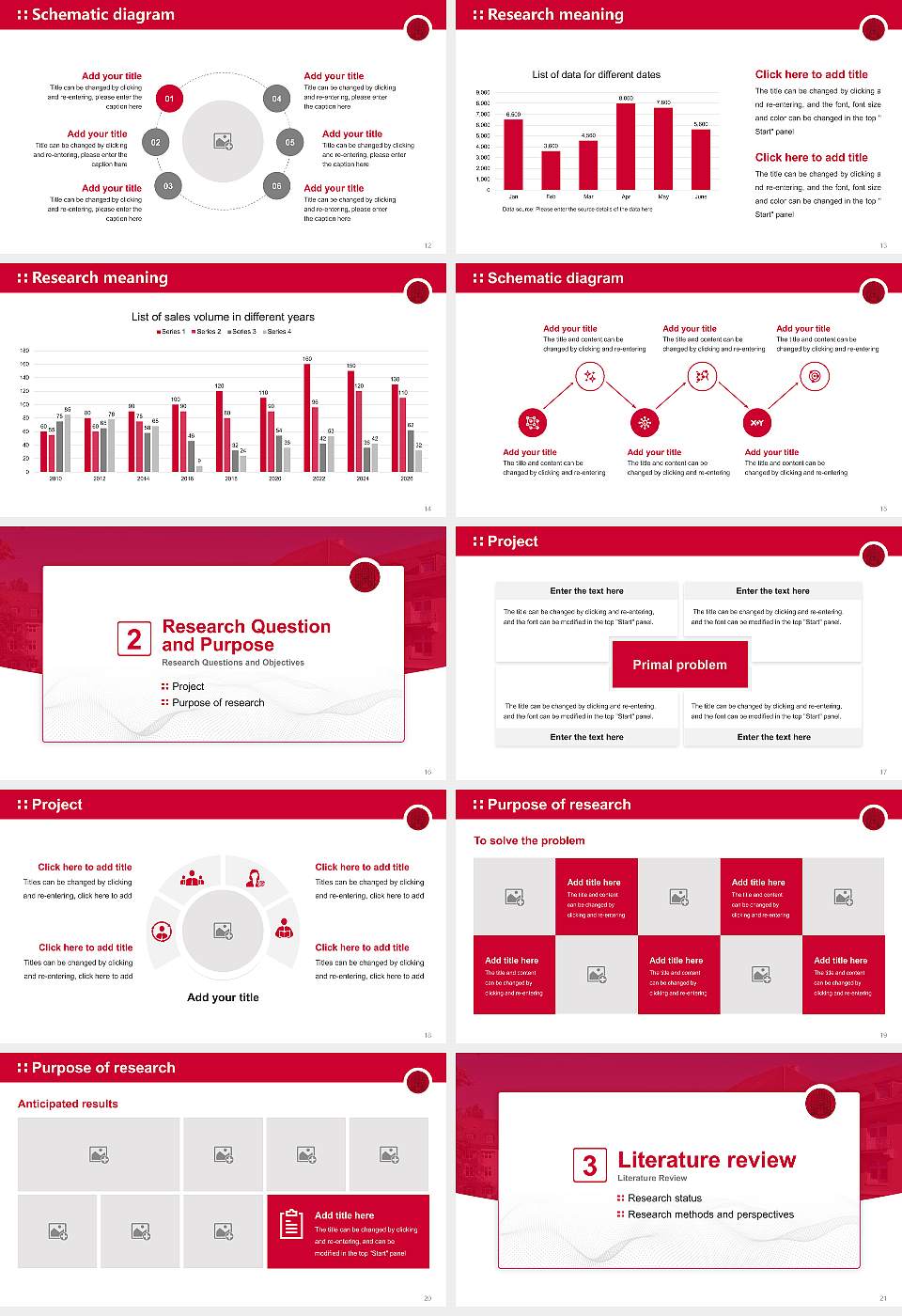 Heidelberg University – Bergheim campus Graduation Thesis Defense PPT Template16:9 ratio PPT effect preview image3