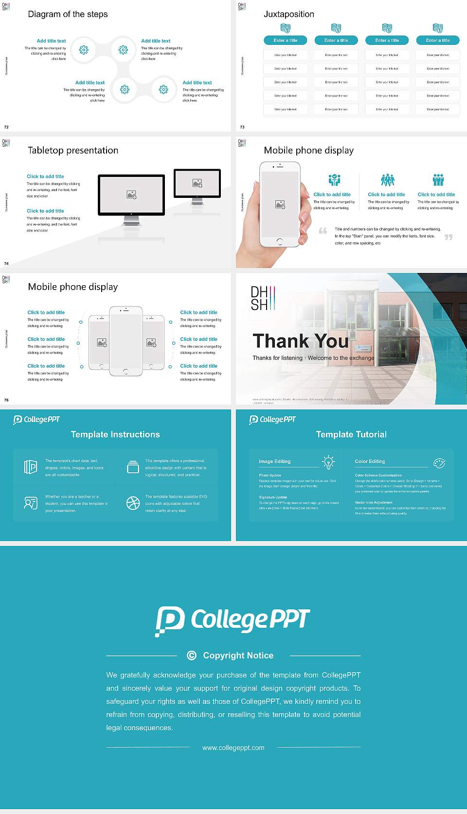 Duale Hochschule Schleswig-Holstein – Lübeck campus Competition/Entrepreneurship Contest PPT Template16:9 ratio PPT effect preview image9