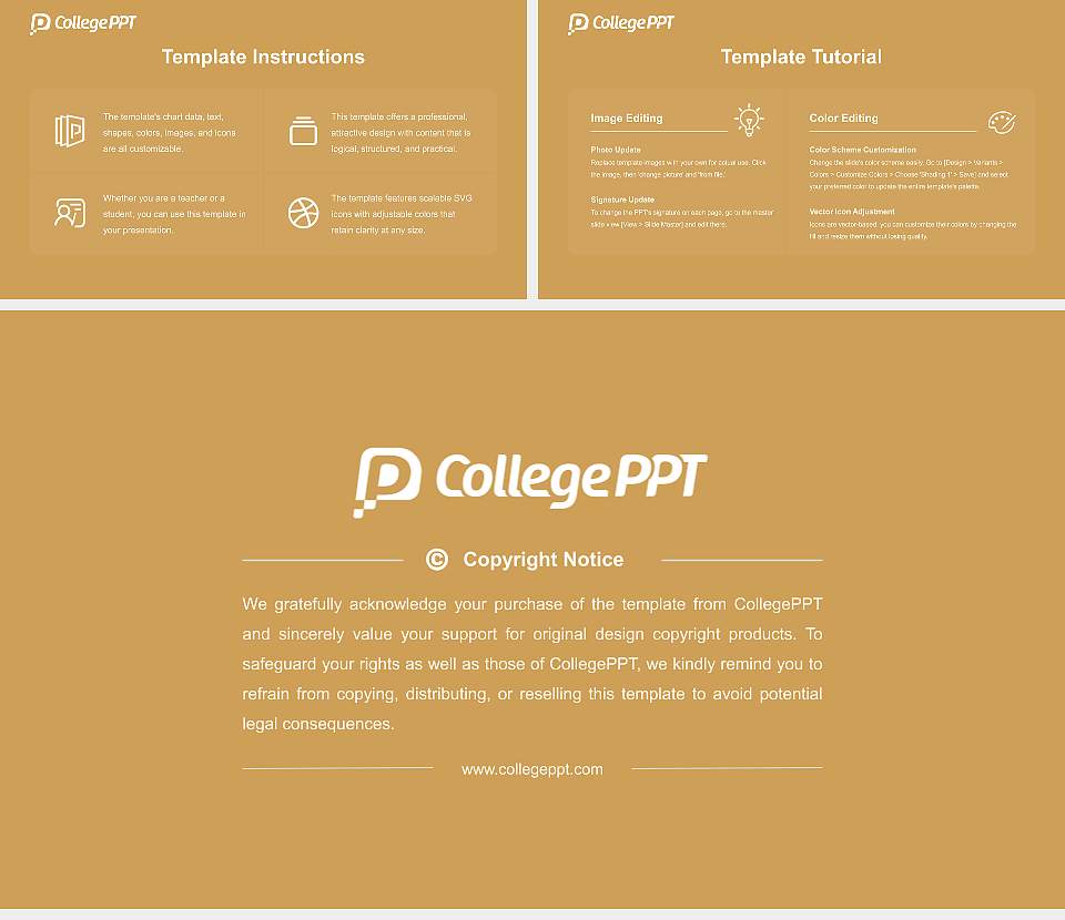 Hamburg University of Music and Theatre Course/Courseware Creation PPT Template16:9 ratio PPT effect preview image5