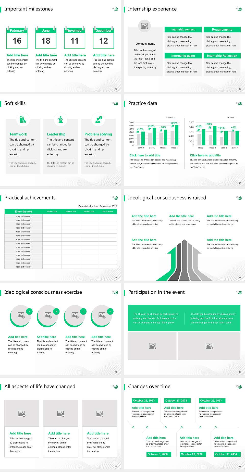 Furtwangen University National Scholarship Defense PPT Template4:3 ratio PPT effect preview image3