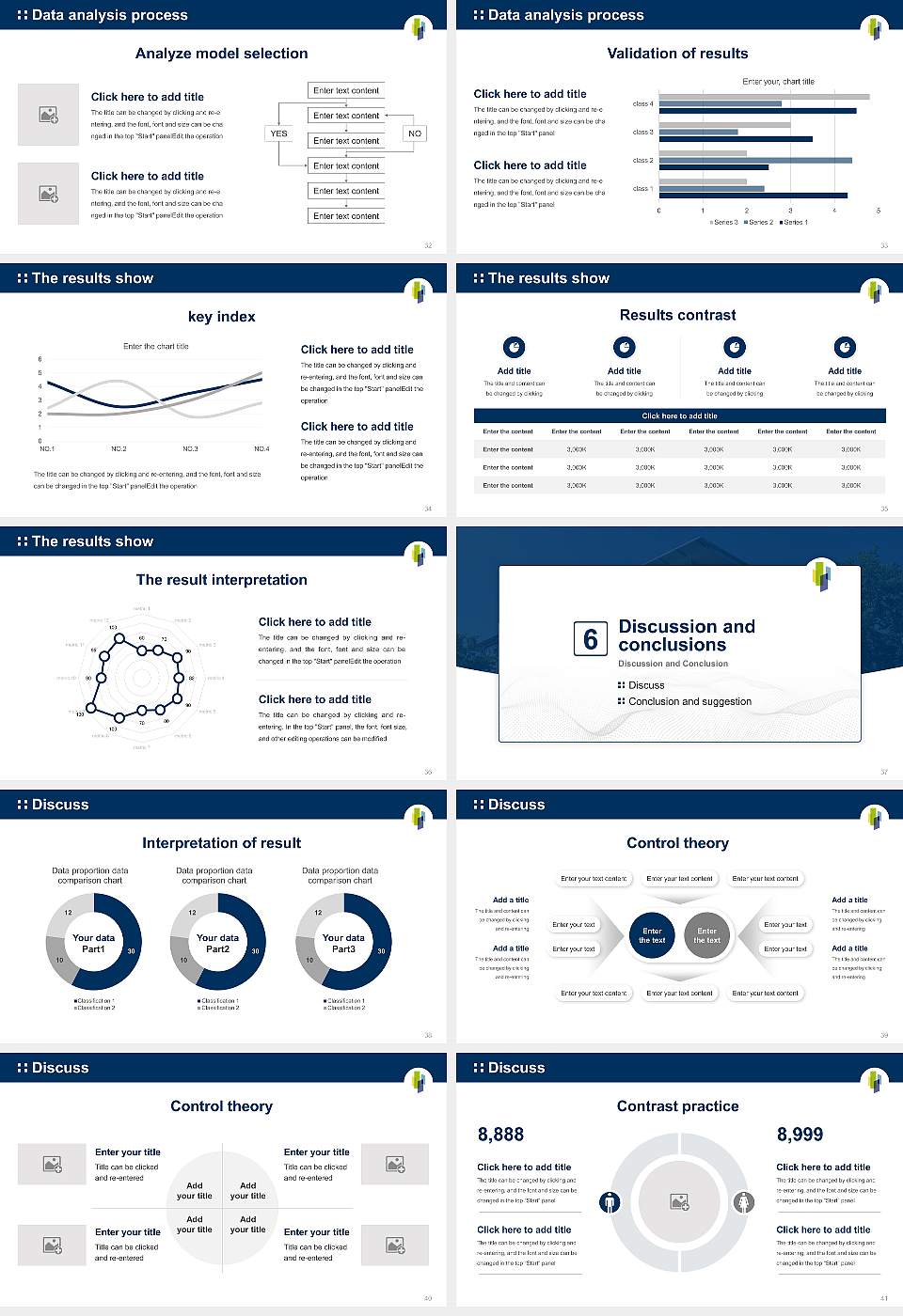 EBZ Business School Graduation Thesis Defense PPT Template16:9 ratio PPT effect preview image5
