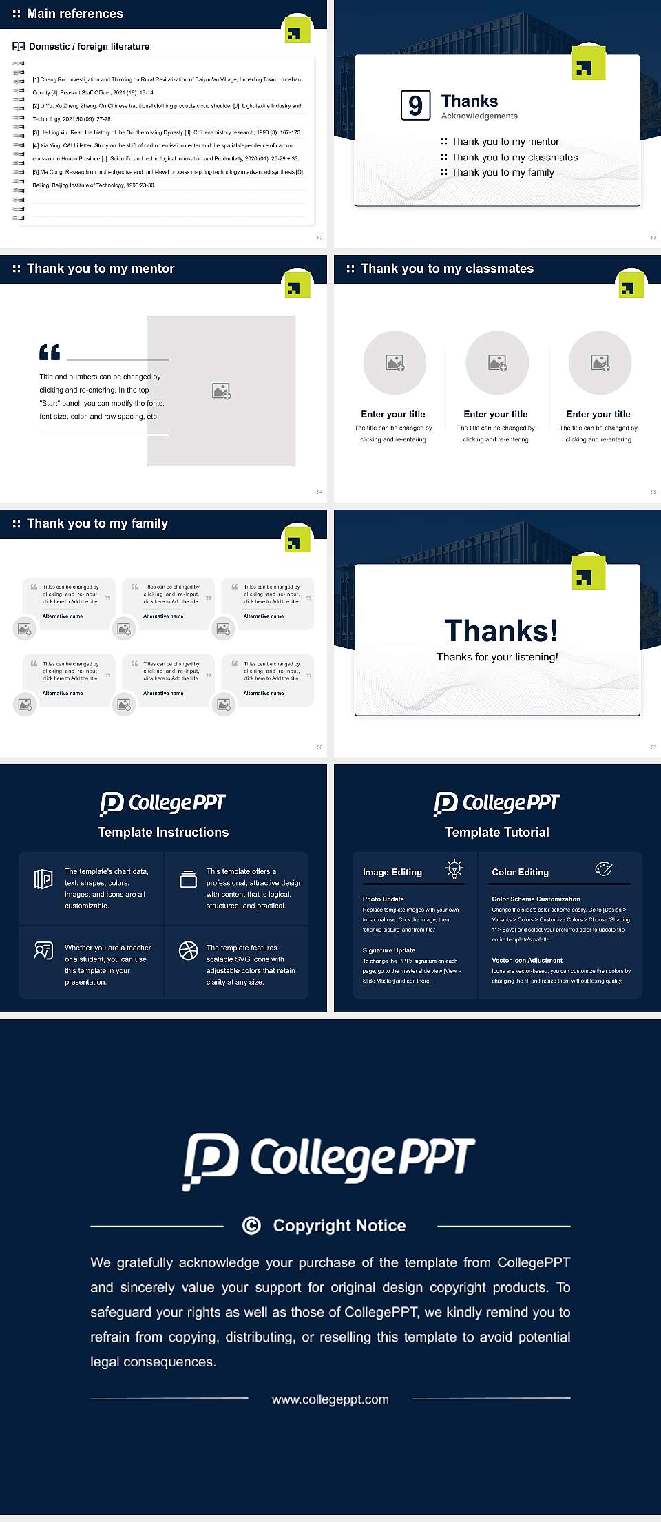 Gisma University of Applied Sciences Graduation Thesis Defense PPT Template4:3 ratio PPT effect preview image7