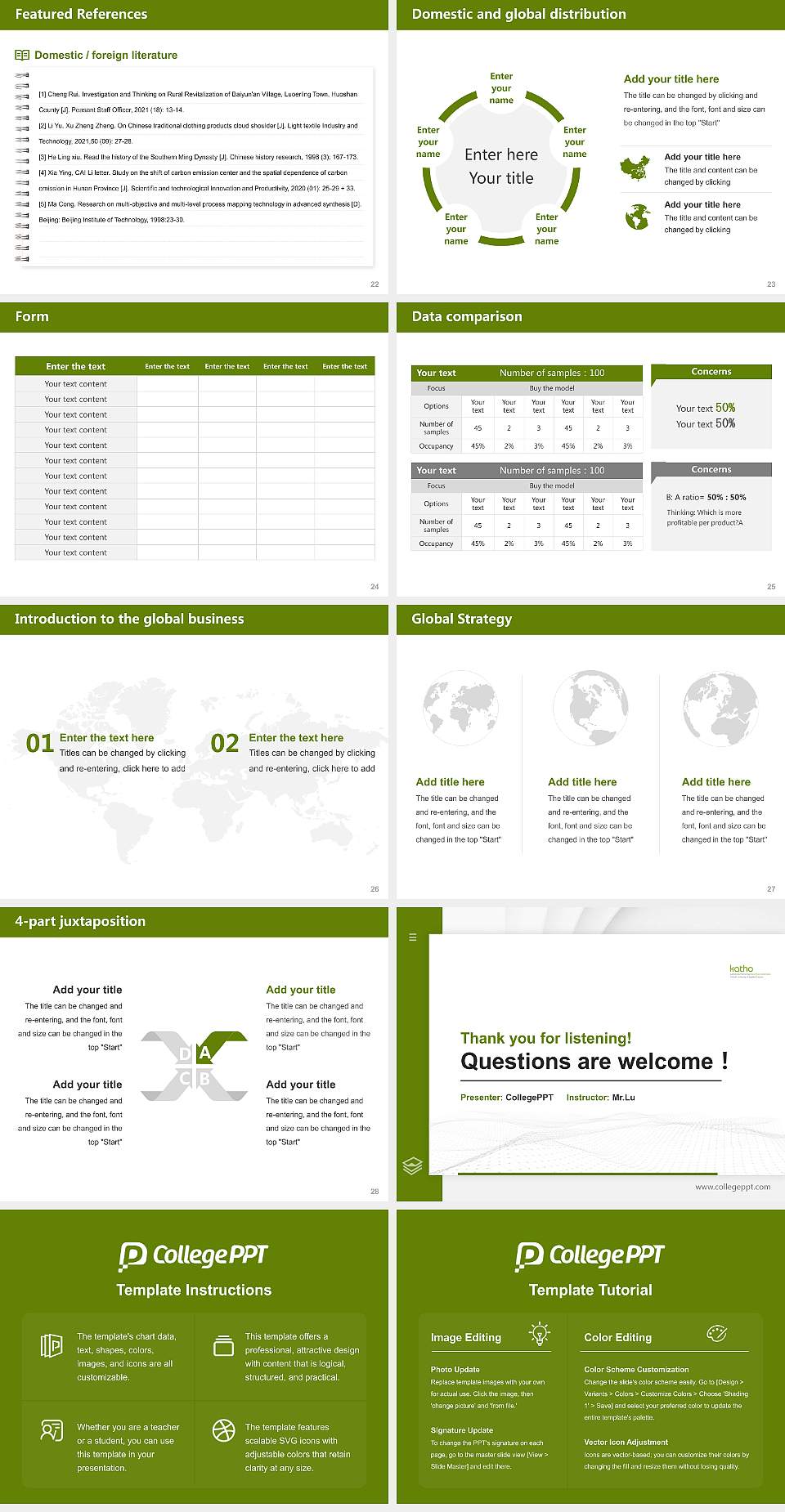 Catholic University of Applied Sciences North Rhine-Westphalia Thesis Proposal/Graduation Defense PPT Template4:3 ratio PPT effect preview image4