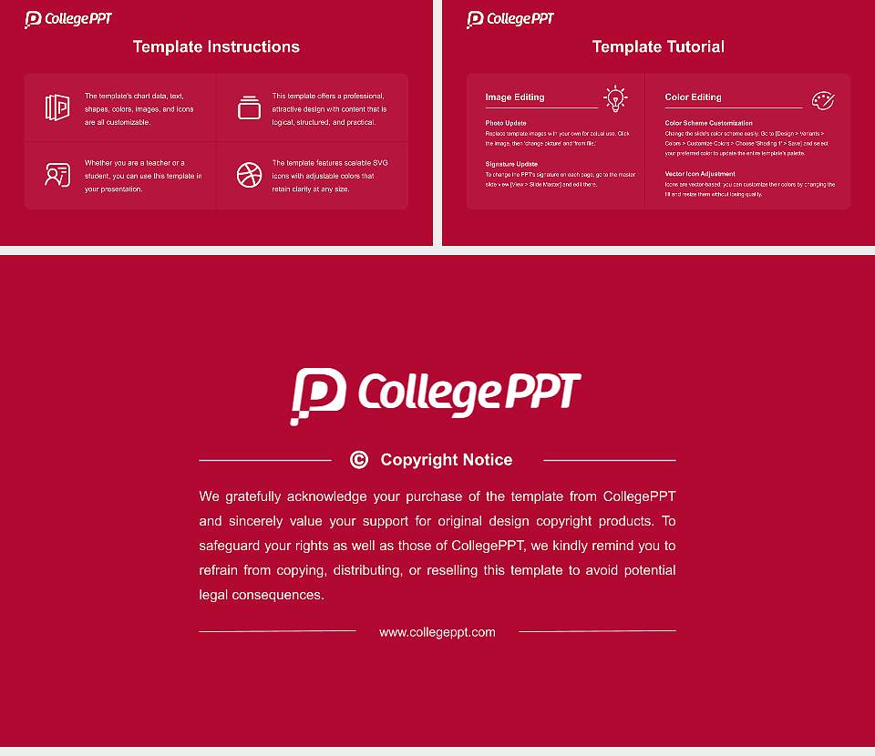 Catholic University of Applied Sciences Mainz Course/Courseware Creation PPT Template16:9 ratio PPT effect preview image5