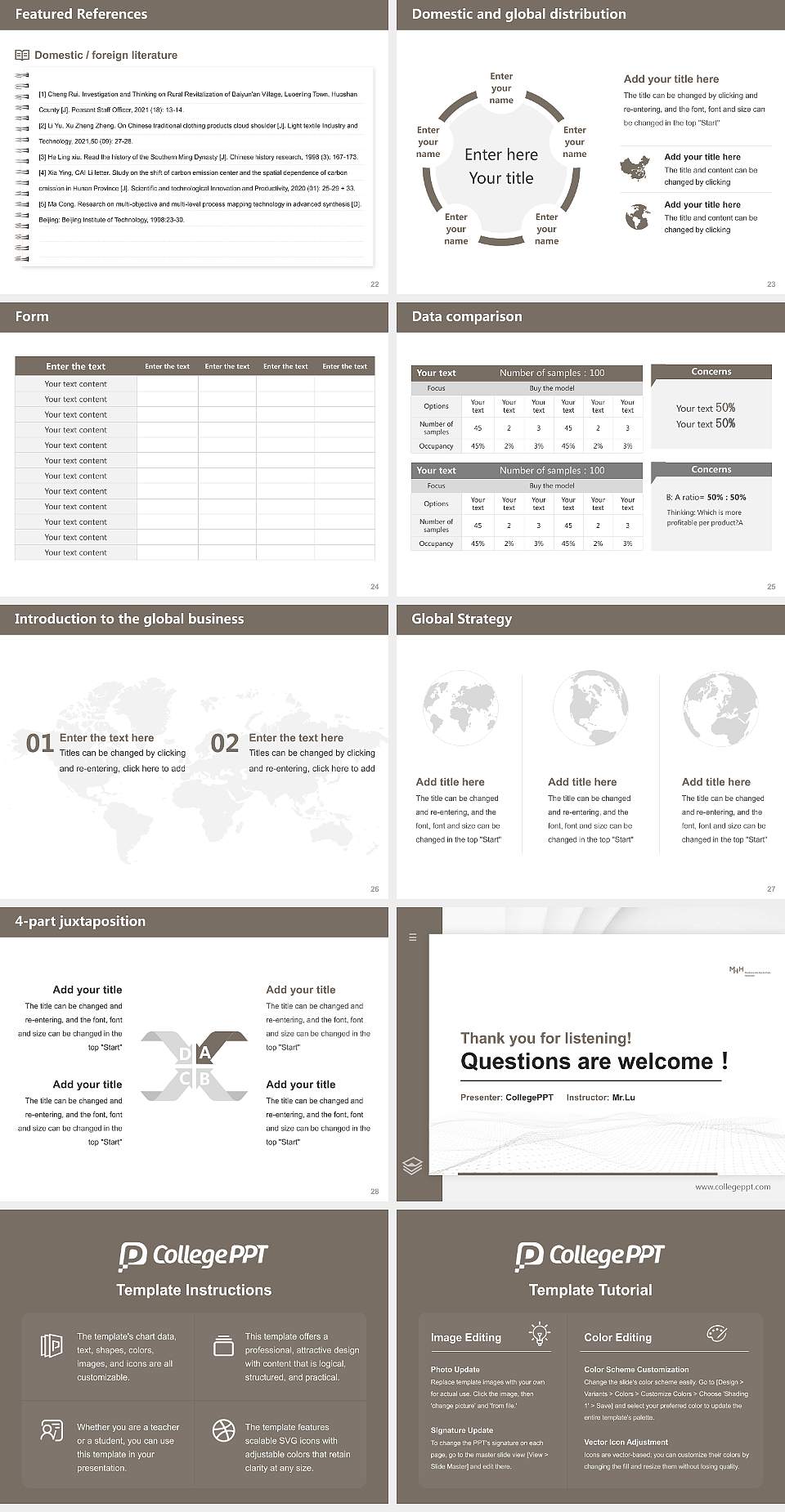 Hannover Medical School (MHH) Thesis Proposal/Graduation Defense PPT Template4:3 ratio PPT effect preview image4