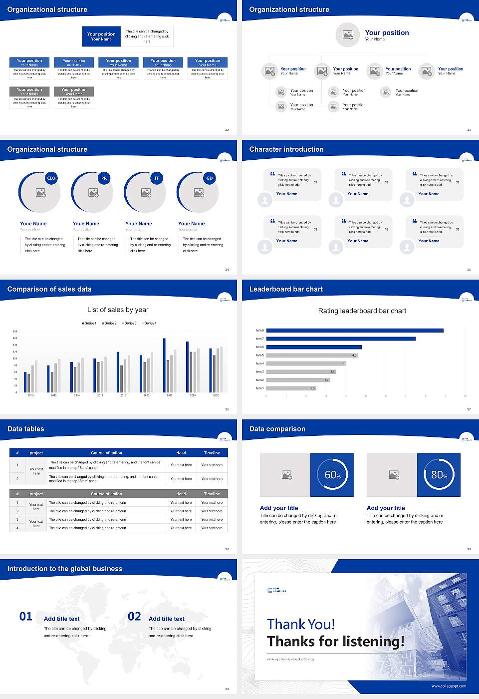 Hamburg University of Applied Sciences Academic Presentation/Research Findings Report PPT Template16:9 ratio PPT effect preview image4