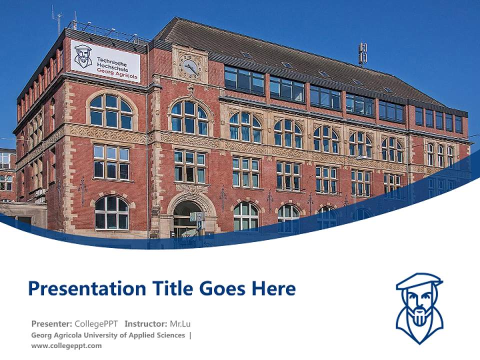 Georg Agricola University of Applied Sciences Course/Courseware Creation PPT Template4:3 ratio PPT effect preview image5