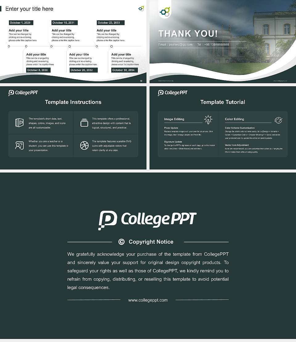 Geisenheim University Lecture Sharing and Networking Event PPT Template16:9 ratio PPT effect preview image4