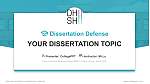 Duale Hochschule Schleswig-Holstein – Lübeck campus学位論文弁論PPTテンプレート