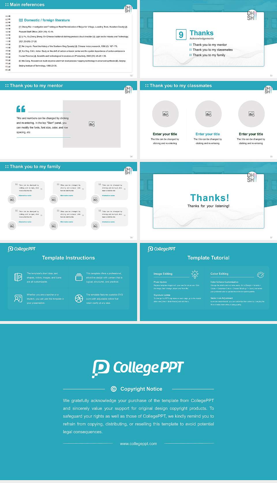 Duale Hochschule Schleswig-Holstein – Lübeck campus Graduation Thesis Defense PPT Template16:9 ratio PPT effect preview image7