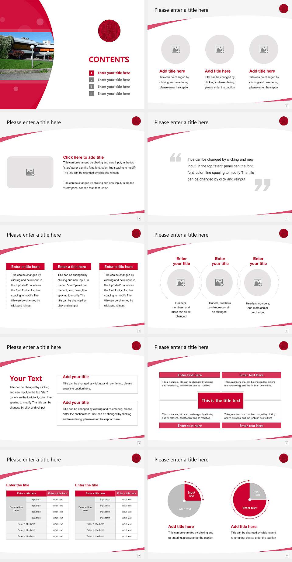 Heidelberg University – Neuenheimer Feld campus Course/Courseware Creation PPT Template4:3 ratio PPT effect preview image2