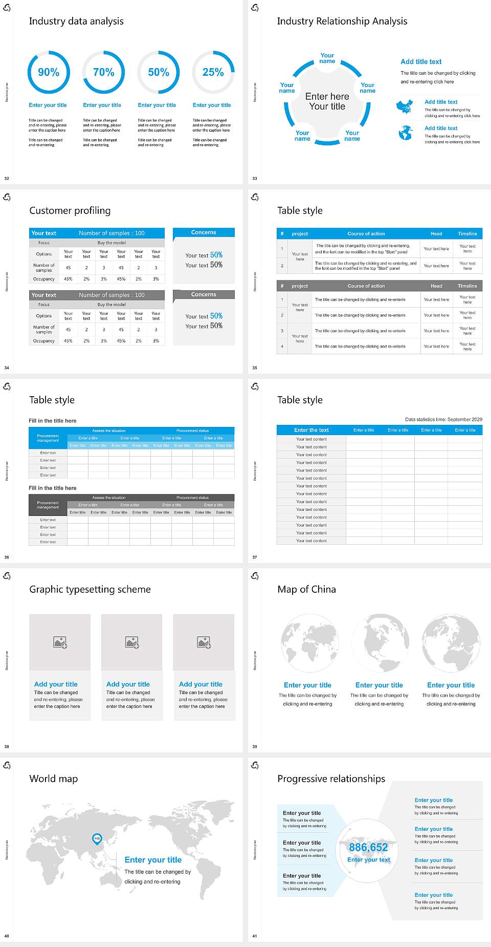 Fresenius University of Applied Sciences – Cologne campus Competition/Entrepreneurship Contest PPT Template4:3 ratio PPT effect preview image5