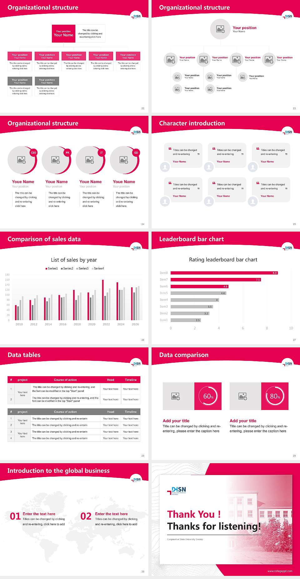 Cooperative State University Saxony Academic Presentation/Research Findings Report PPT Template4:3 ratio PPT effect preview image4