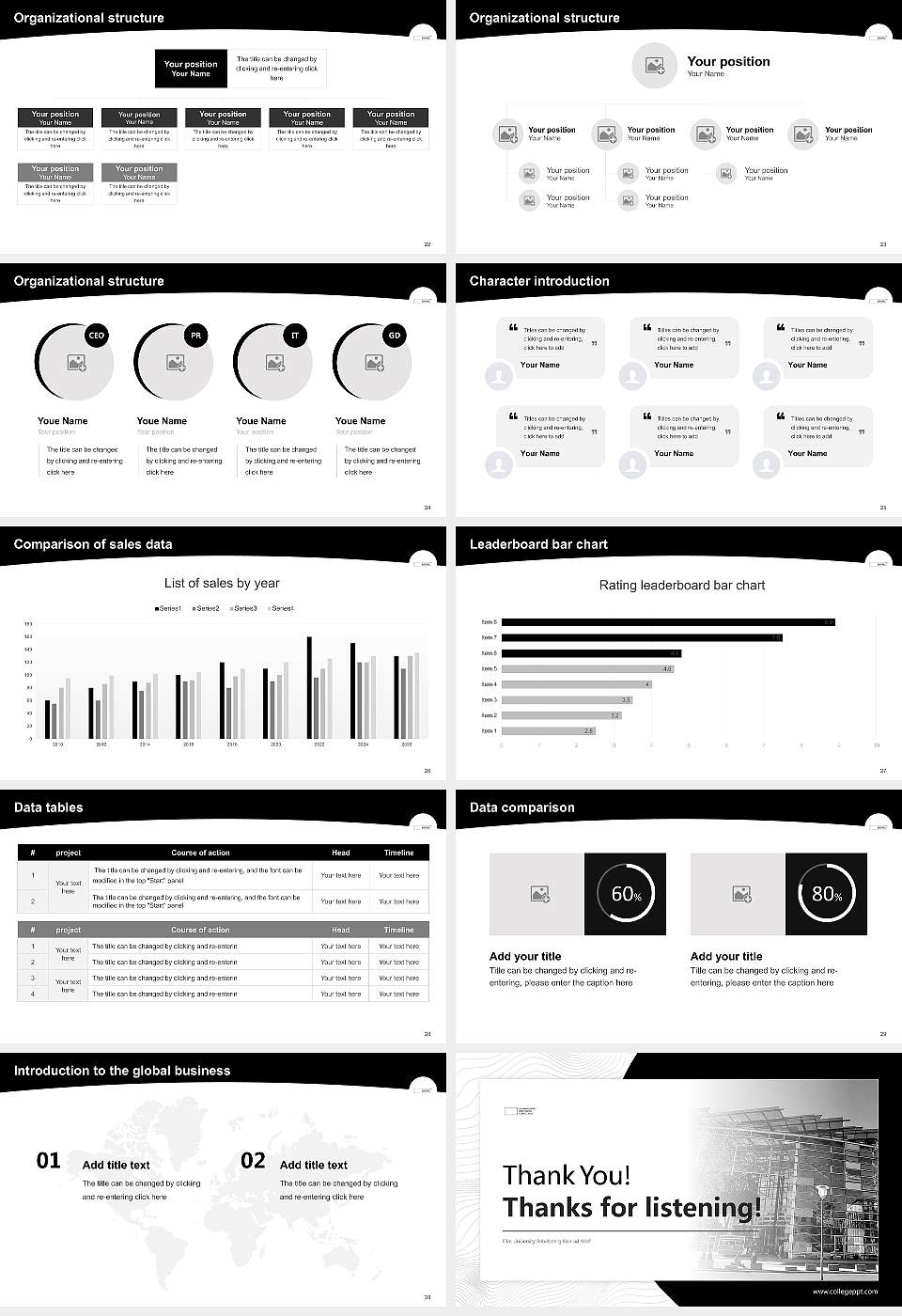 Film University Babelsberg Konrad Wolf Academic Presentation/Research Findings Report PPT Template16:9 ratio PPT effect preview image4